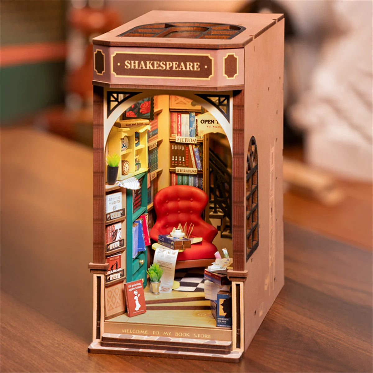 3D DIY Book Nook | ShakeSpeare Scene | Calendar 3D